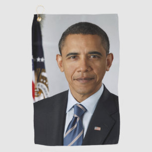 Serviette De Golf Le président américain Barack Obama à la Maison Bl
