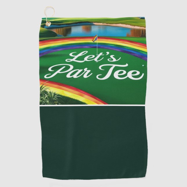 Serviette De Golf Le tournoi de golf Pride pour Golfer (Devant)