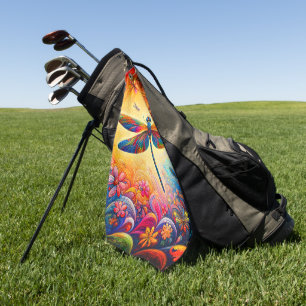 Serviette De Golf Le voyage de la libellule