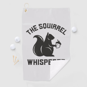 Serviette De Golf Le Whisperer d'écureuil Écureuil