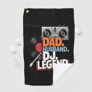 Serviette De Golf Légende de DJ Papa Marié