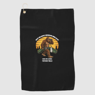 Serviette de golf "Les errants ne sont pas tous pe
