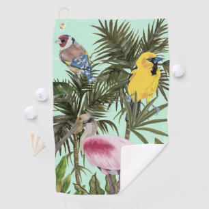 Serviette De Golf Les oiseaux au paradis