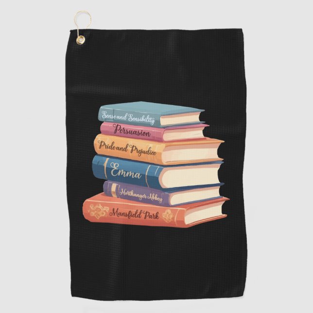Serviette De Golf Les romans de Jane Austen VII (Devant)