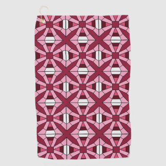 Serviette De Golf Les roses sont la courtepointe rouge Lover