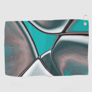 Serviette De Golf Les vieilles plaques courbées et torsadées façonne
