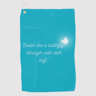 Serviette De Golf L'évolution du papillon