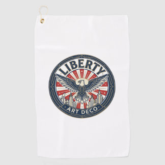 Serviette De Golf Liberté Aventure Patriotique Patriotique Pulp Book