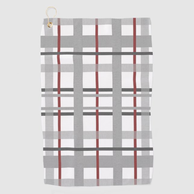 Serviette De Golf Lignes (Devant)