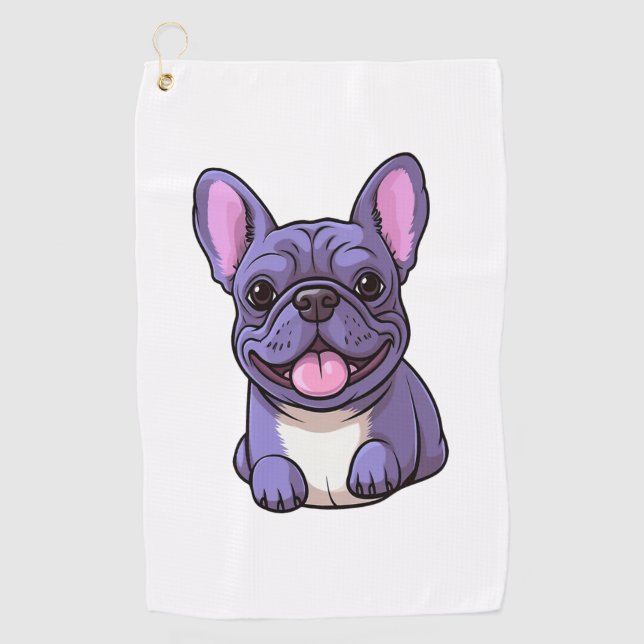 Serviette De Golf Lilac (Devant)