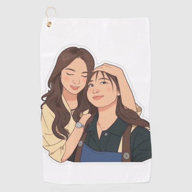 Serviette De Golf LinDy (GL pair) (Devant)