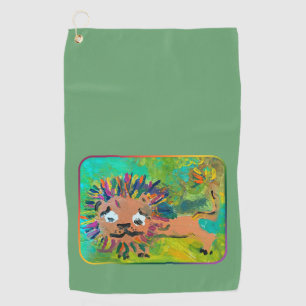 Serviette De Golf Lion bébé "Art by Kids"