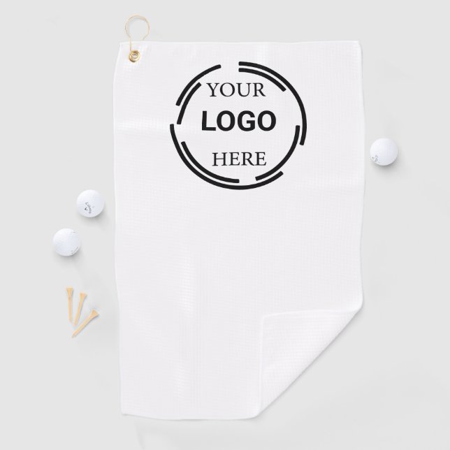 Serviette De Golf Logo Business Moderne Conception Minimale (En situation)