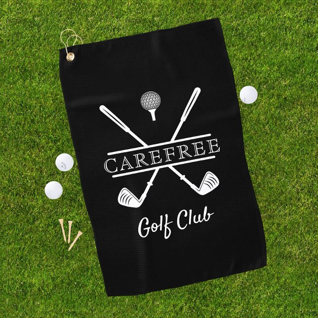 Serviette De Golf Logo de golf personnalisé (Créateur téléchargé)