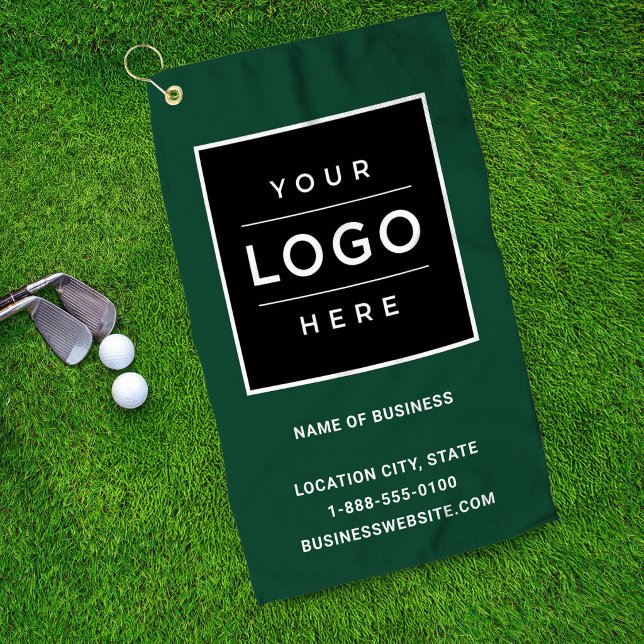 Serviette De Golf Logo d'entreprise écologique personnalisé (Créateur téléchargé)