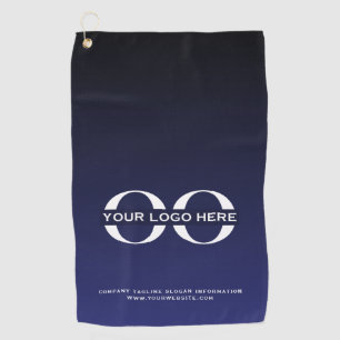 Serviette De Golf Logo Entreprise Société Minimaliste