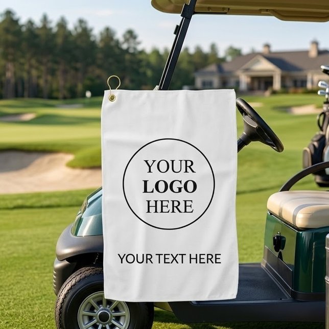 Serviette De Golf Logo Promotionnel Personnalisé – Aucune Commande M (Créateur téléchargé)