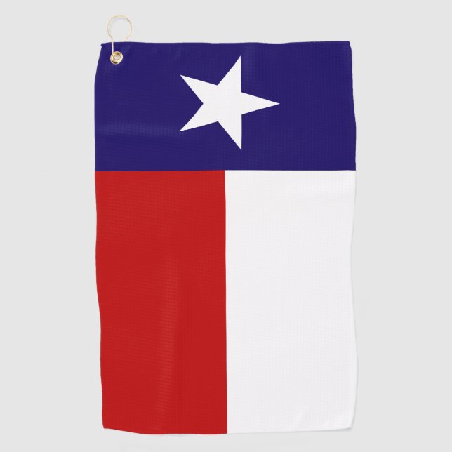Serviette De Golf Lone Star du Texas (Devant)