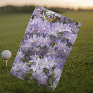 Serviette De Golf Lovely Purple Rhododendrons Floral