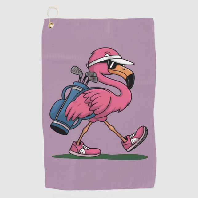 Serviette De Golf Lunettes de soleil de golf Ping Flamingo Amateur d (Devant)