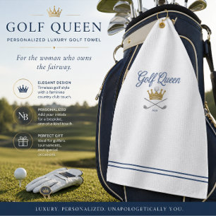 Serviette de golf Luxe Reine Cadeau de golf pers