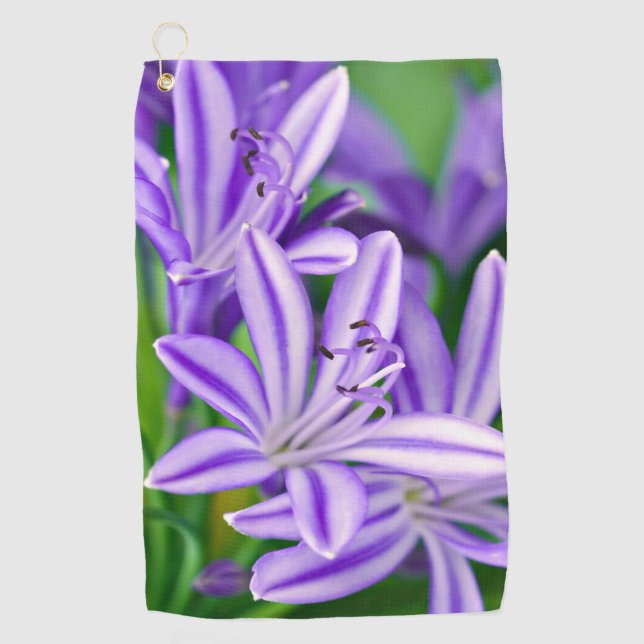 Serviette De Golf Lys africain exotique (Devant)