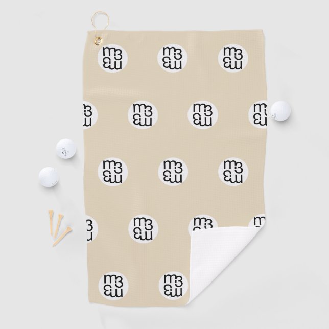 serviette de golf m3 | m3galleryStudio (En situation)