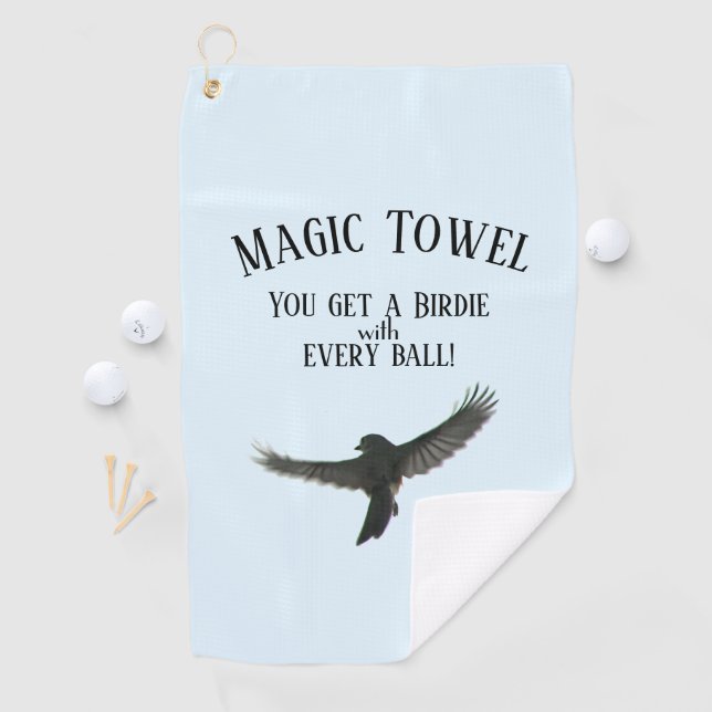 Serviette De Golf Magic Golf Towel (En situation)