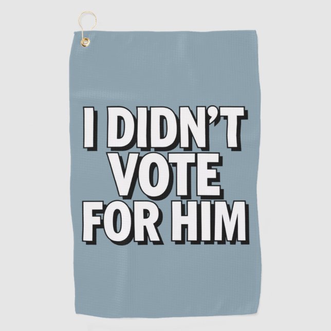 Serviette De Golf MAHA Rendre l'Amérique en santé patriotique (Devant)