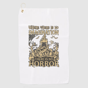 Serviette De Golf Maison Hantée Halloween Horreur Imagination Cimeti