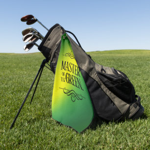 Serviette De Golf Maître amusant du Vert