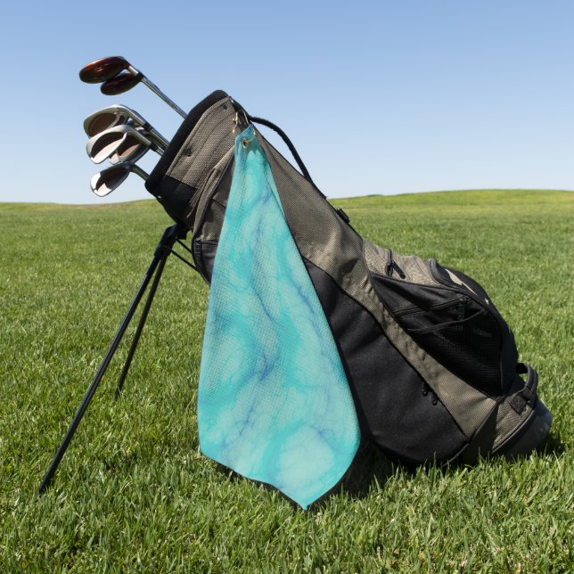 Serviette De Golf Marbre turquoise (Vert)
