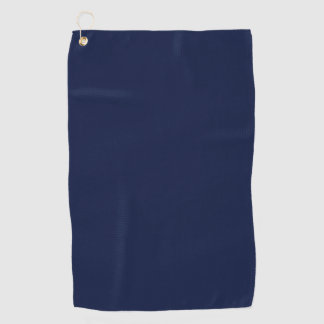 Serviette De Golf Marine de Noël, marine solide, marine profonde, ma