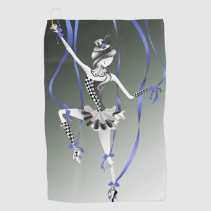 Serviette De Golf Marionnette clown Ballerina
