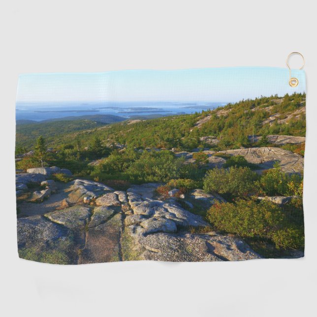 Serviette De Golf Matin au sommet du mont Cadillac à Acadia (Horizontal)