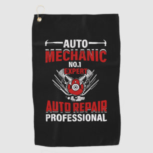 Serviette De Golf Mechanic Auto Mechanic No 1 Expert