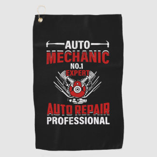 Serviette De Golf Mechanic Auto Mechanic No 1 Expert