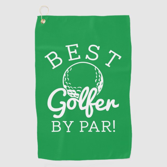 Serviette De Golf Meilleur Golfeur Par Par Parc (Devant)