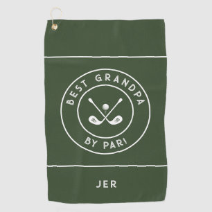 Serviette De Golf Meilleur Grand-Papa par   Drôle de citation de gol