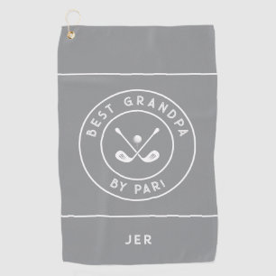 Serviette De Golf Meilleur Grand-Papa Par   Drôle de citation de gol