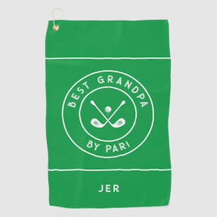 Serviette De Golf Meilleur Grand-Papa par   Drôle de Golfeur Citatio