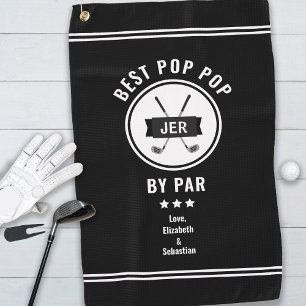 Serviette De Golf Meilleur Grand-Père Par Golfeur Moderne Amateur de