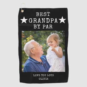 Serviette De Golf Meilleur grand-père par Par Cadeau photo personnal