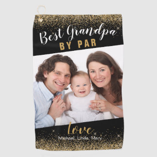 Serviette De Golf Meilleur Grand-Père Par Par Famille Photo Gold Spa