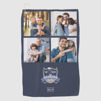 Serviette De Golf Meilleur Grand-Père Par Par Photos Personnalisées