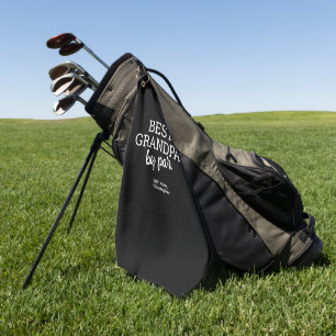 Serviette De Golf Meilleur grand-père par par Typographie moderne No