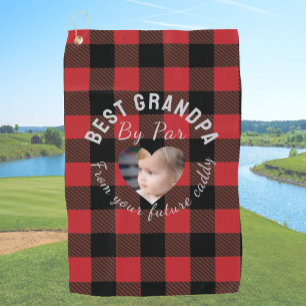 Serviette De Golf Meilleur grand-père personnalisé Photo de enfants
