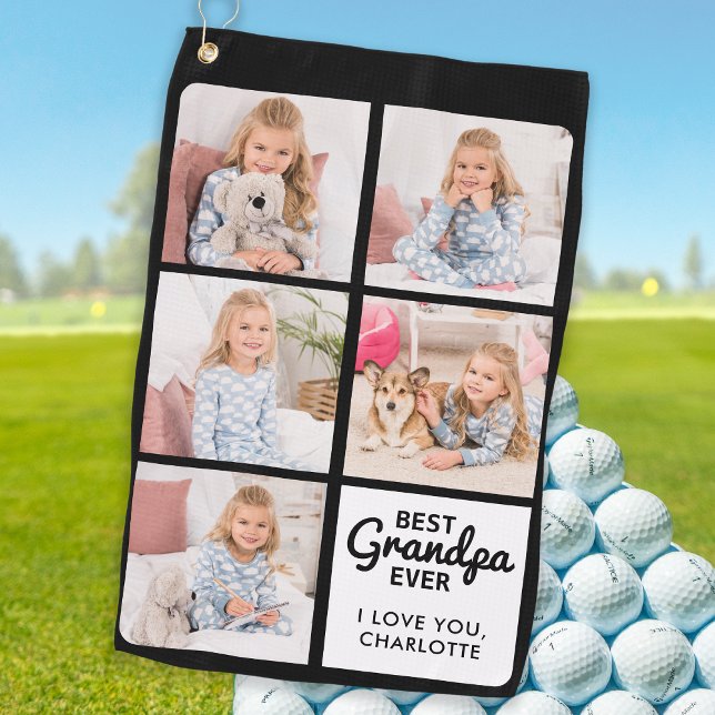 Serviette De Golf Meilleur GRANDPA jamais - Golfer - Personnalisé 5  (Créateur téléchargé)