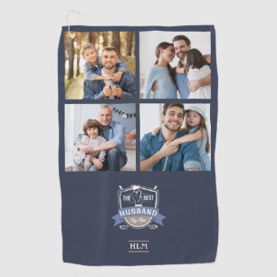 Serviette De Golf Meilleur Mari Par Par Photos Personnalisées Servie
