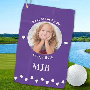 Serviette De Golf Meilleur MOM Par Personnalisé Design Chic Photo